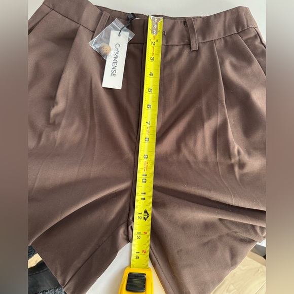 Elegant Brown Women's Ankle Pants - Picture 12 of 13